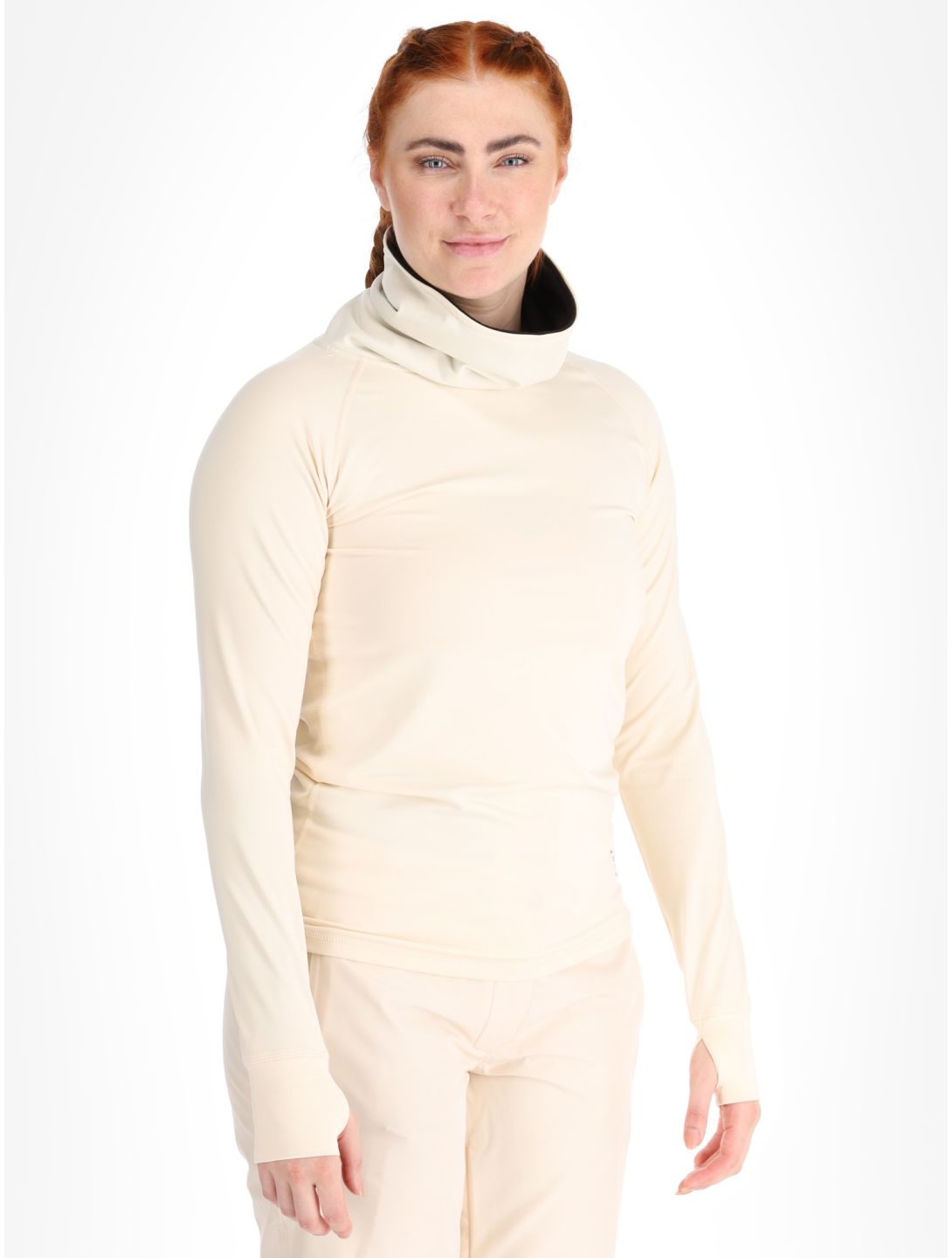 Picture, Pagaya High Fleece maglia termica donna Vanilla beige 