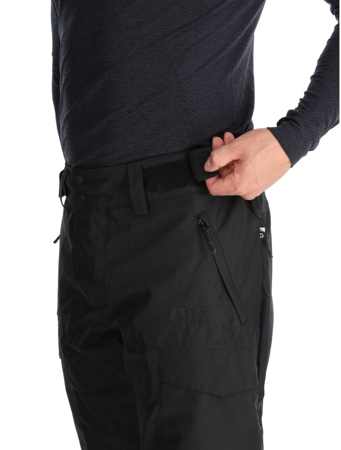 Picture, Plan pantaloni da sci uomo Black nero 