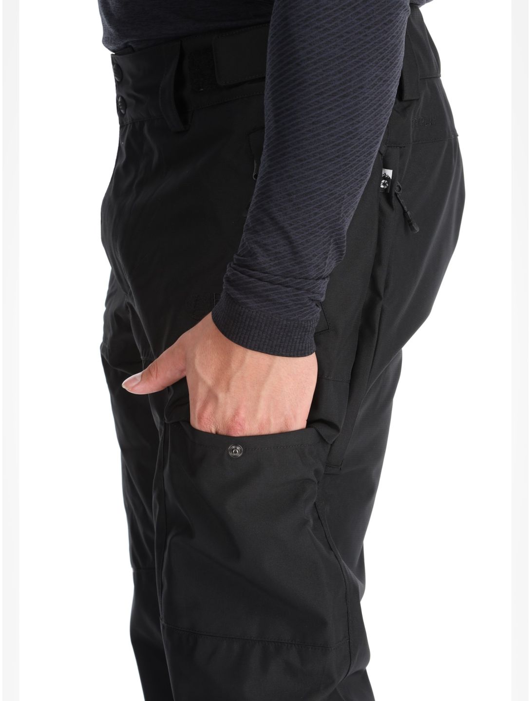 Picture, Plan pantaloni da sci uomo Black nero 