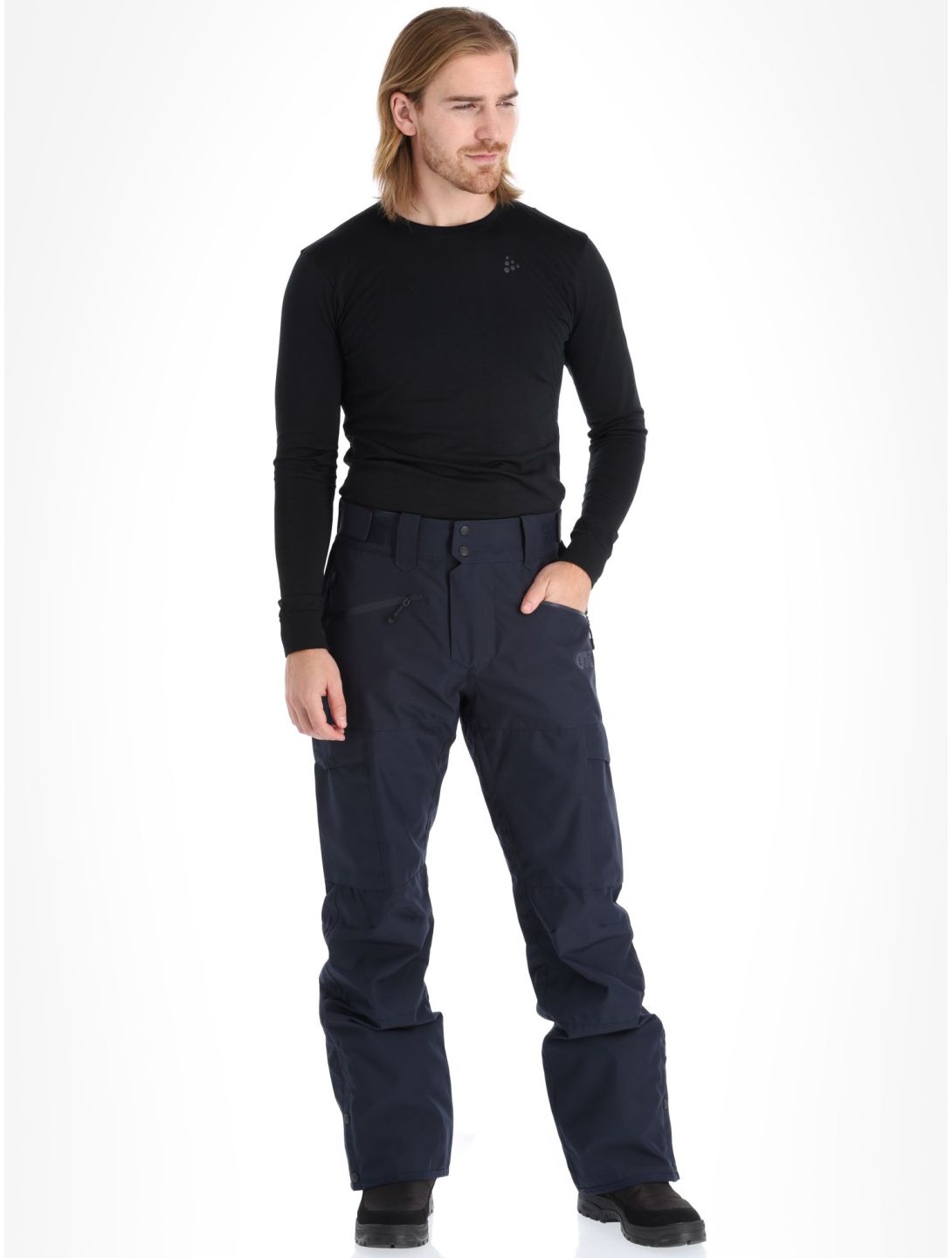 Picture, Plan pantaloni da sci uomo Dark Blue blu 