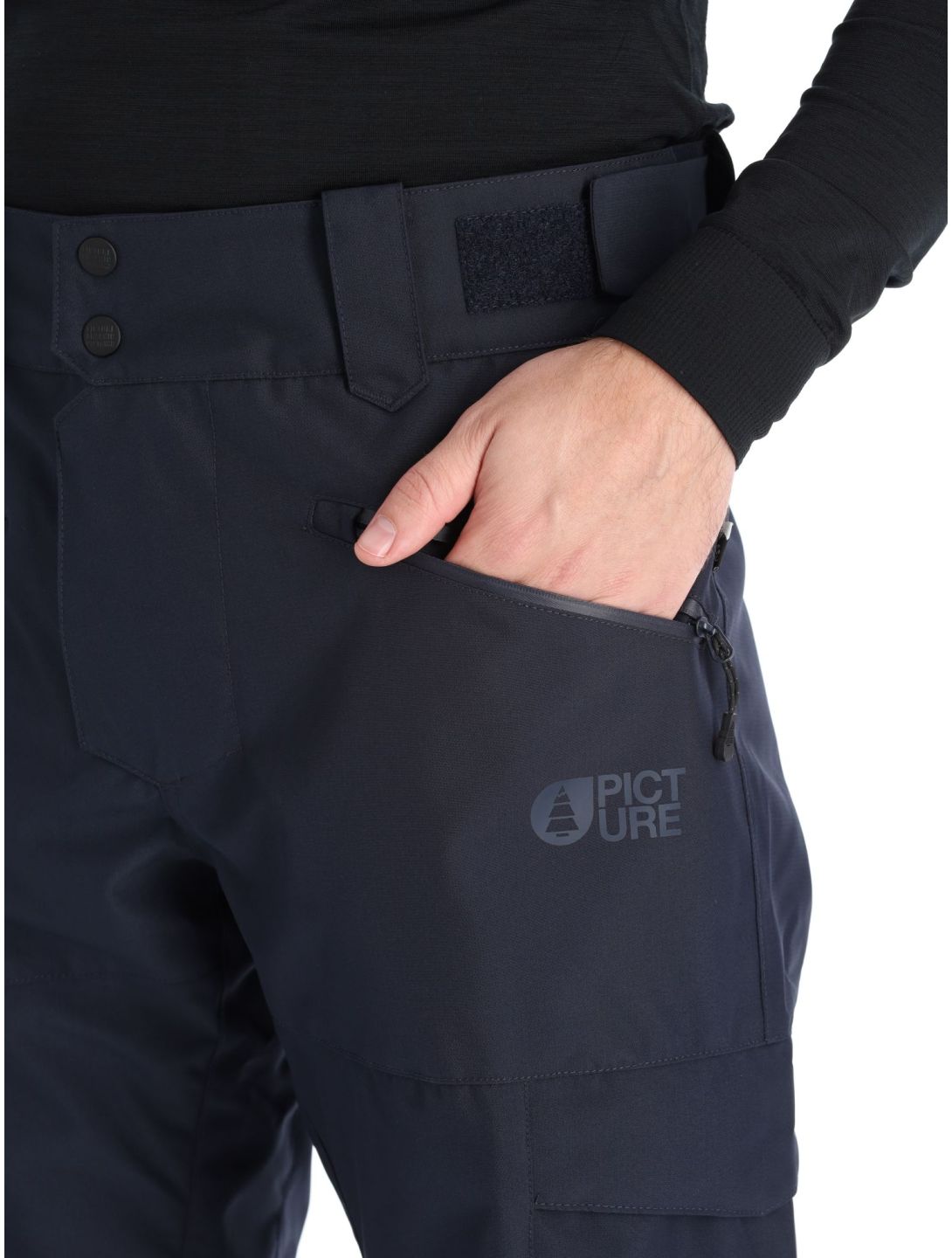 Picture, Plan pantaloni da sci uomo Dark Blue blu 