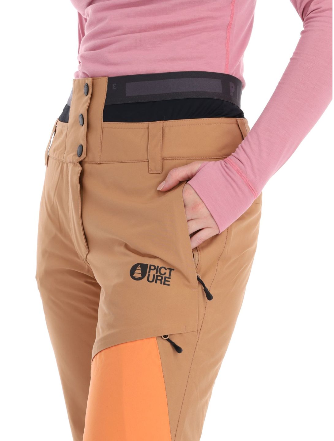 Picture, Seen pantaloni da sci donna Latte beige 