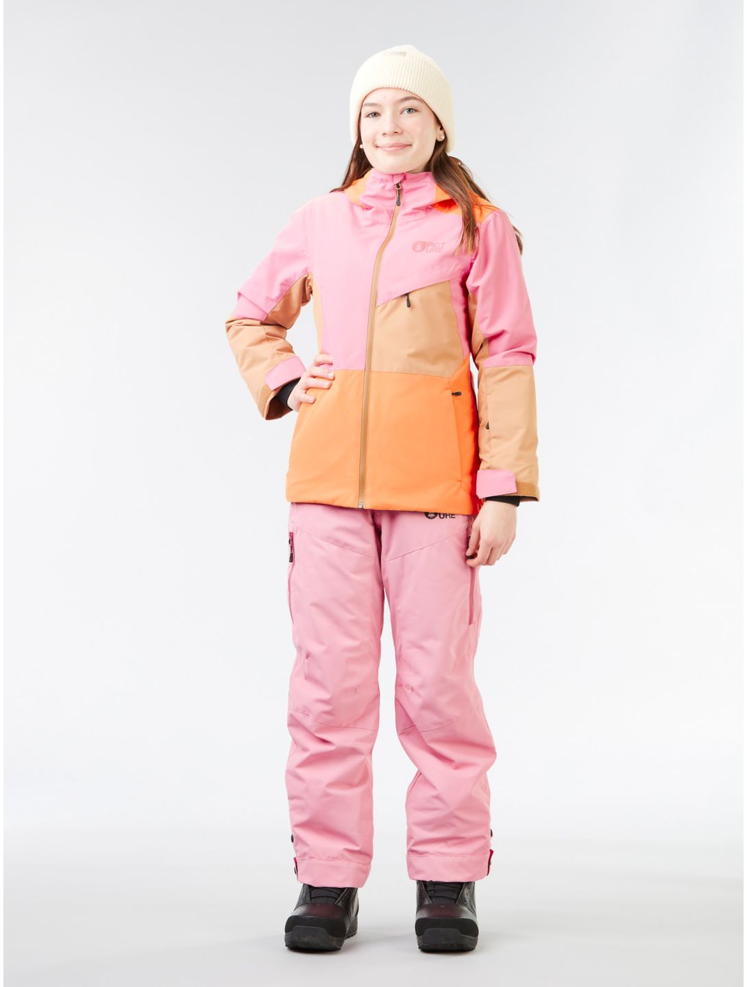 Picture, Time pantaloni da sci bambino Cashmere Rose rosa 