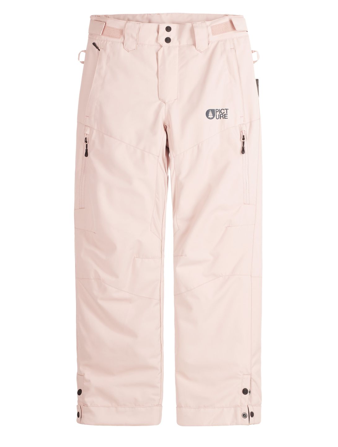 Picture, Time pantaloni da sci bambino Shadow Gray rosa 