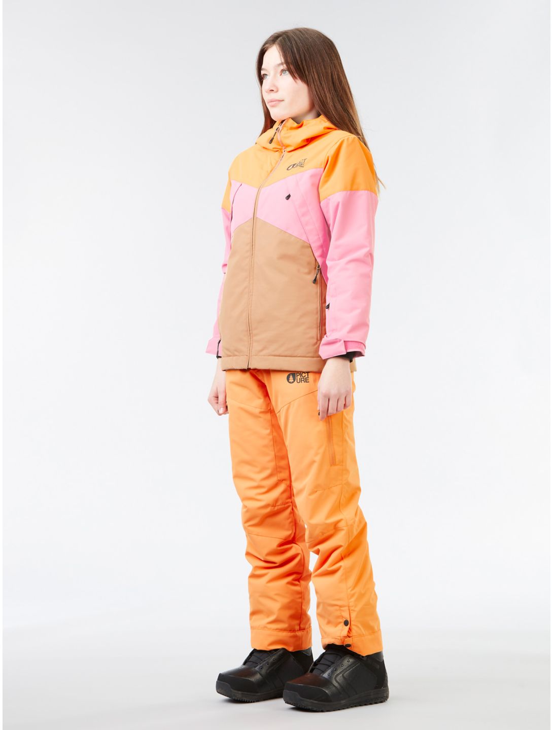 Picture, Time pantaloni da sci bambino Tangerine arancio 