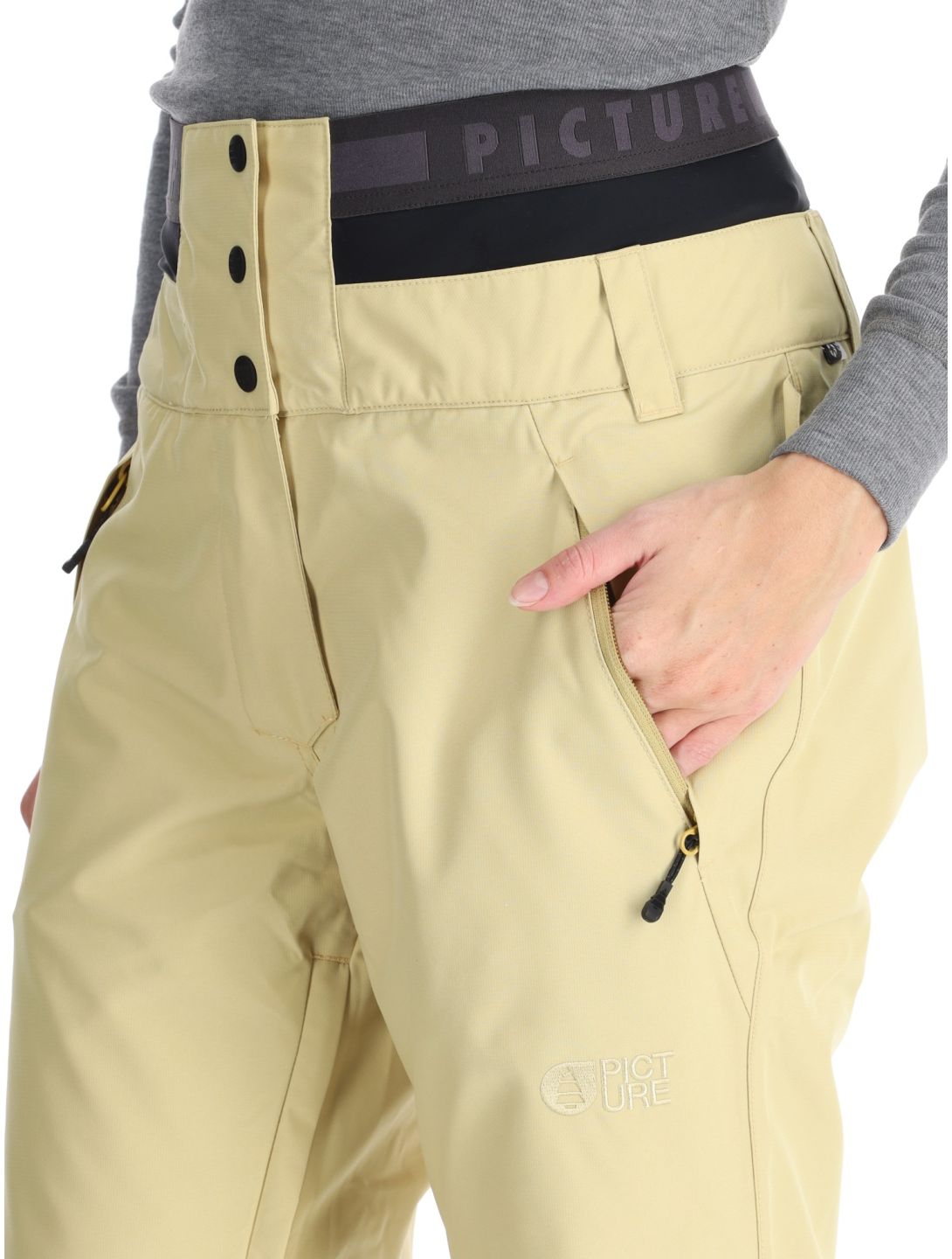 Picture, Treva pantaloni da sci donna Hemp marrone 