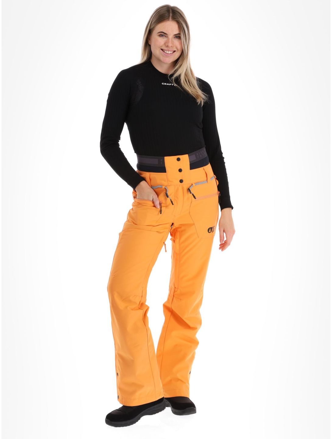 Picture, Treva pantaloni da sci donna Tangerine arancio 