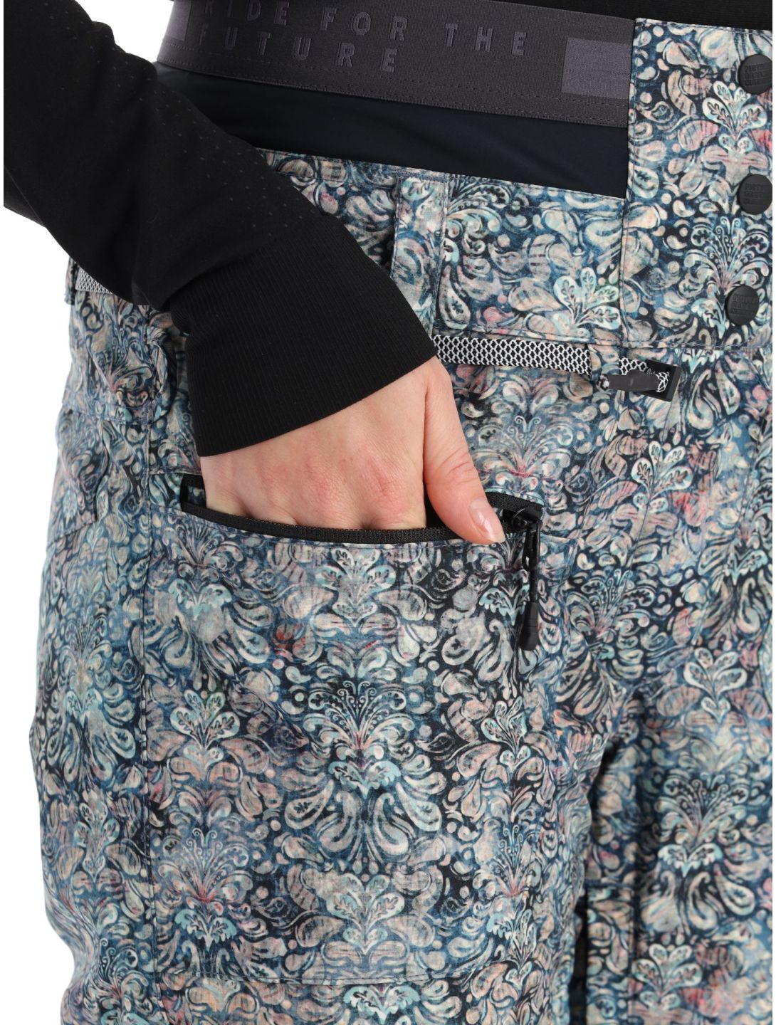 Picture, Treva Prd pantaloni da sci donna Baroque multicolorato, verde 