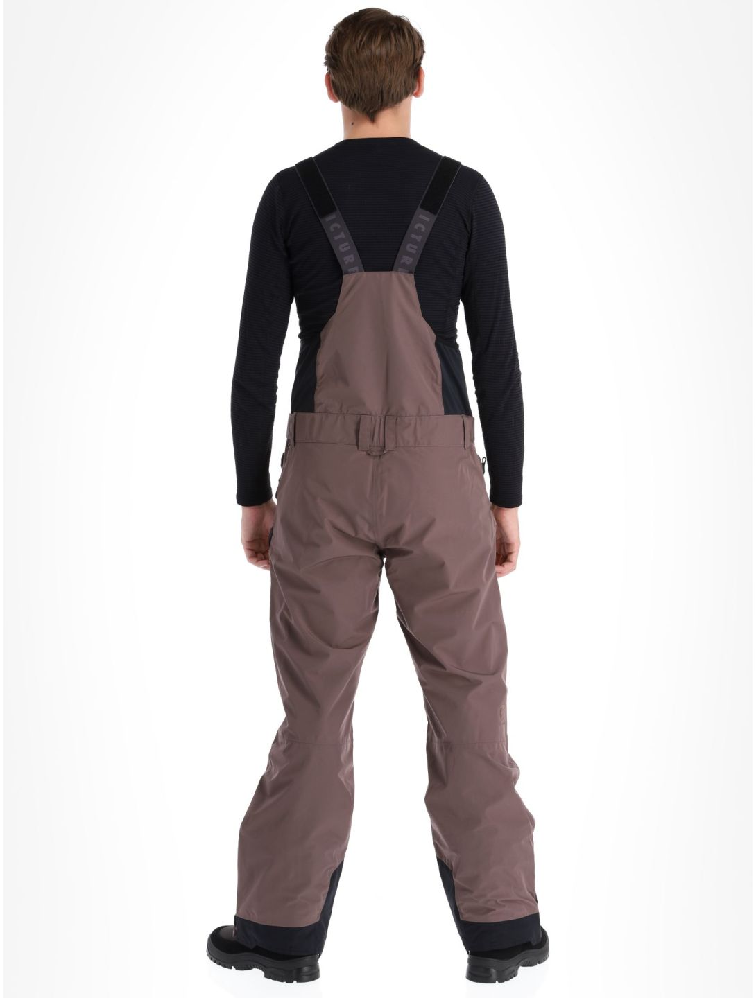 Picture, U66 Bib pantaloni da sci senza imbottitura BIB uomo Plum Truffle marrone 