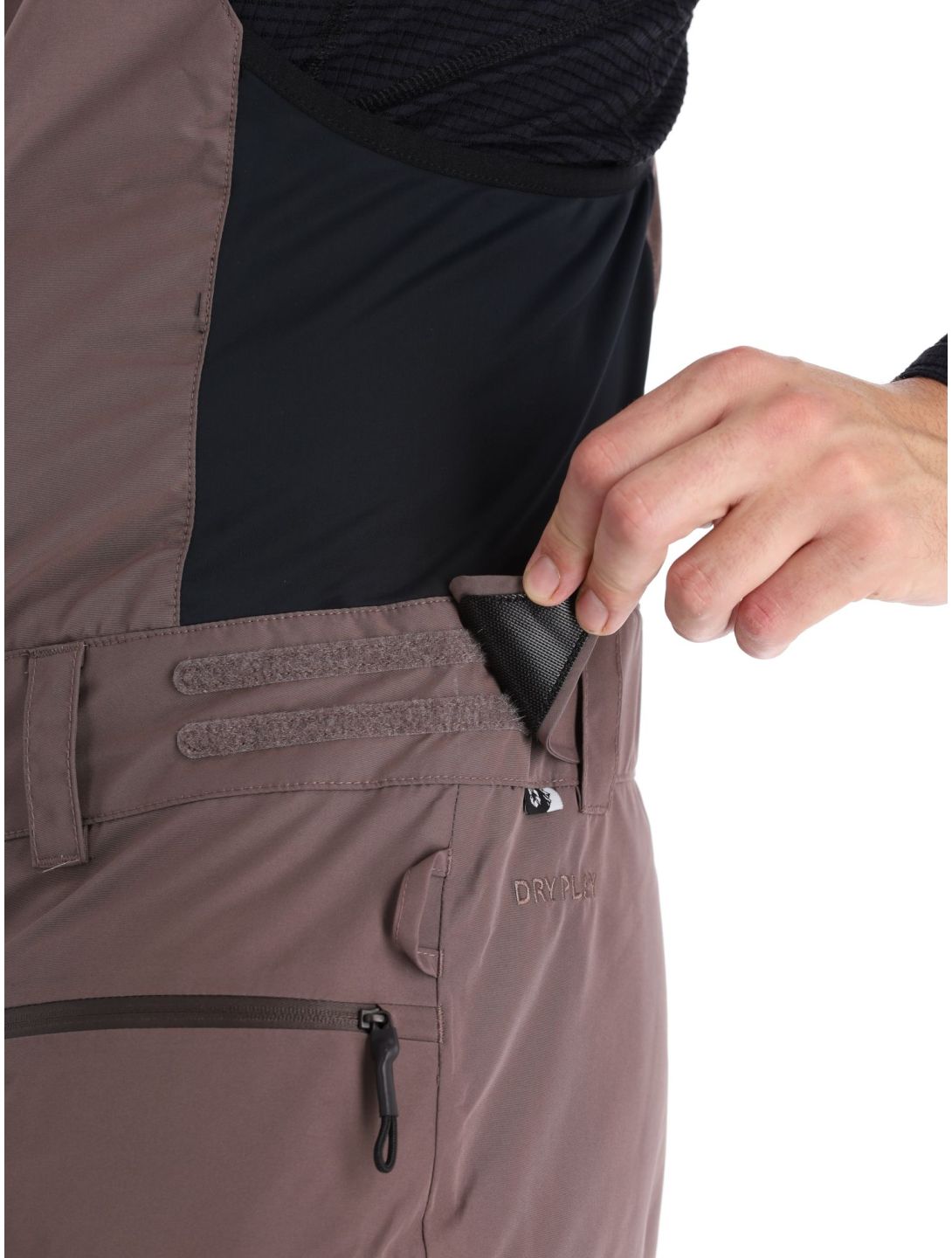 Picture, U66 Bib pantaloni da sci senza imbottitura BIB uomo Plum Truffle marrone 