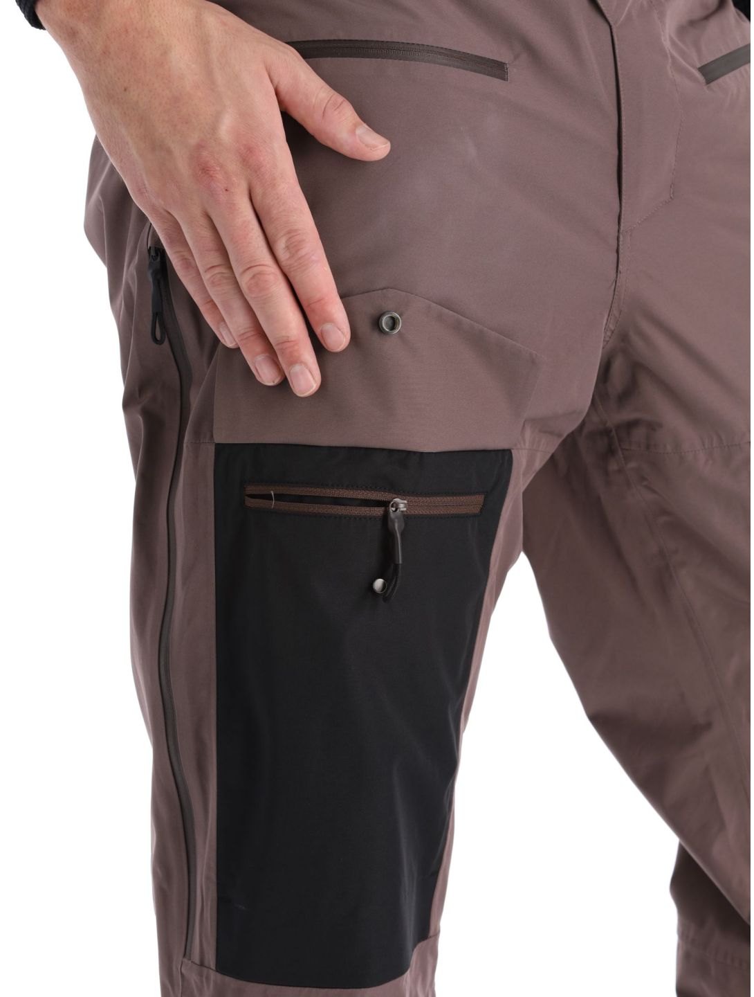 Picture, U66 Bib pantaloni da sci senza imbottitura BIB uomo Plum Truffle marrone 