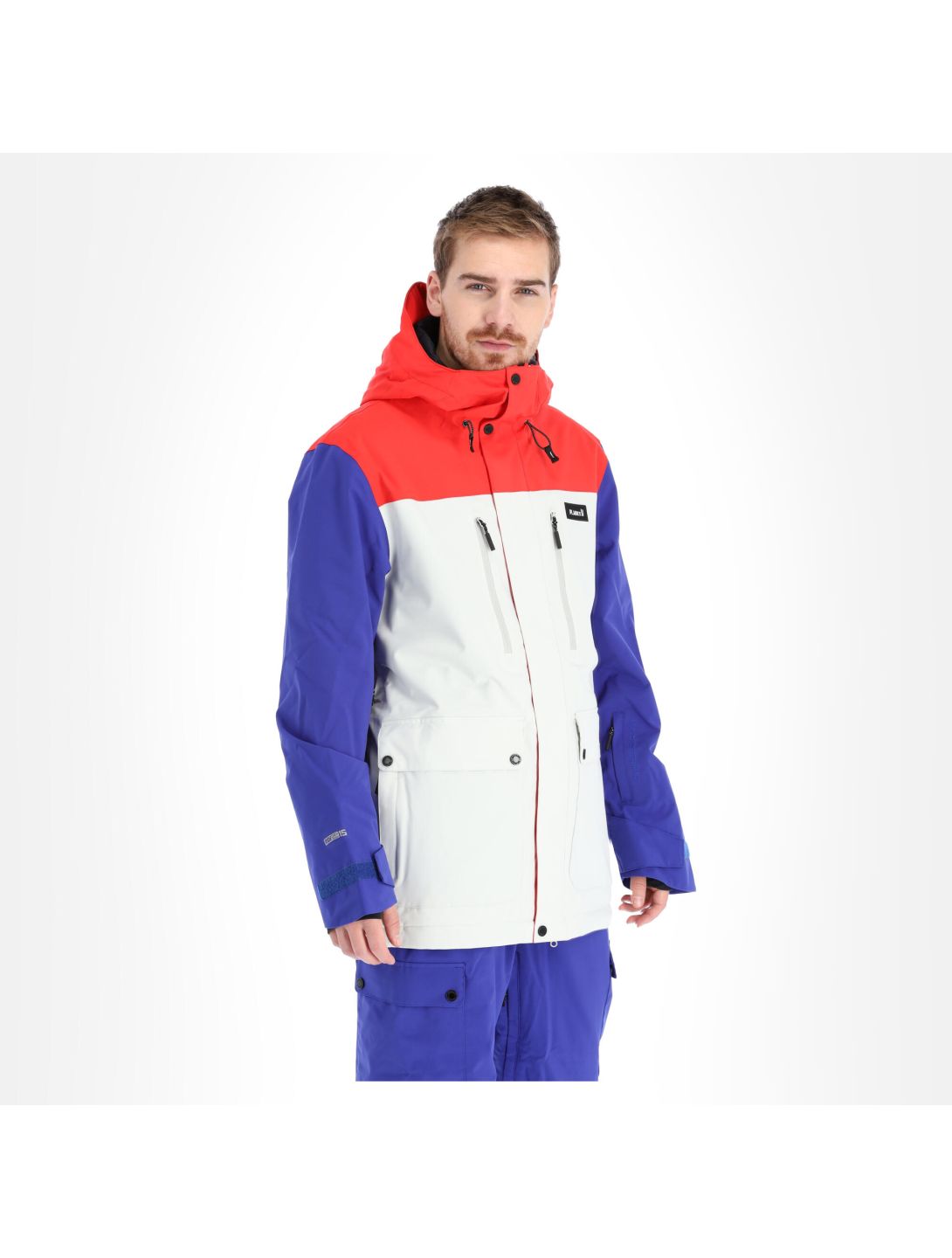 Planks, Good Times Insulated Jacket giacca sci uomo bone grigio