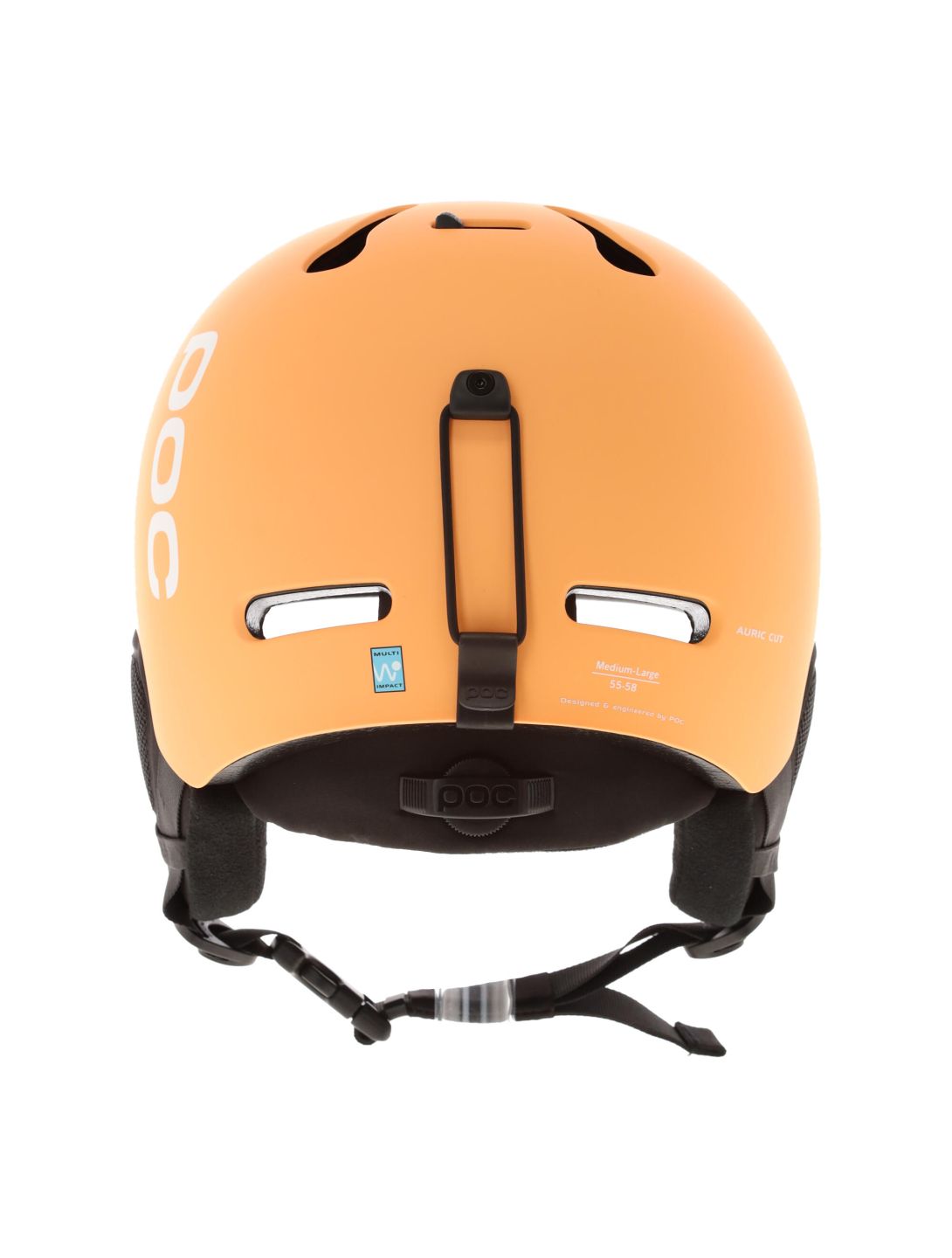 POC, Auric cut casco light citrine arancio 