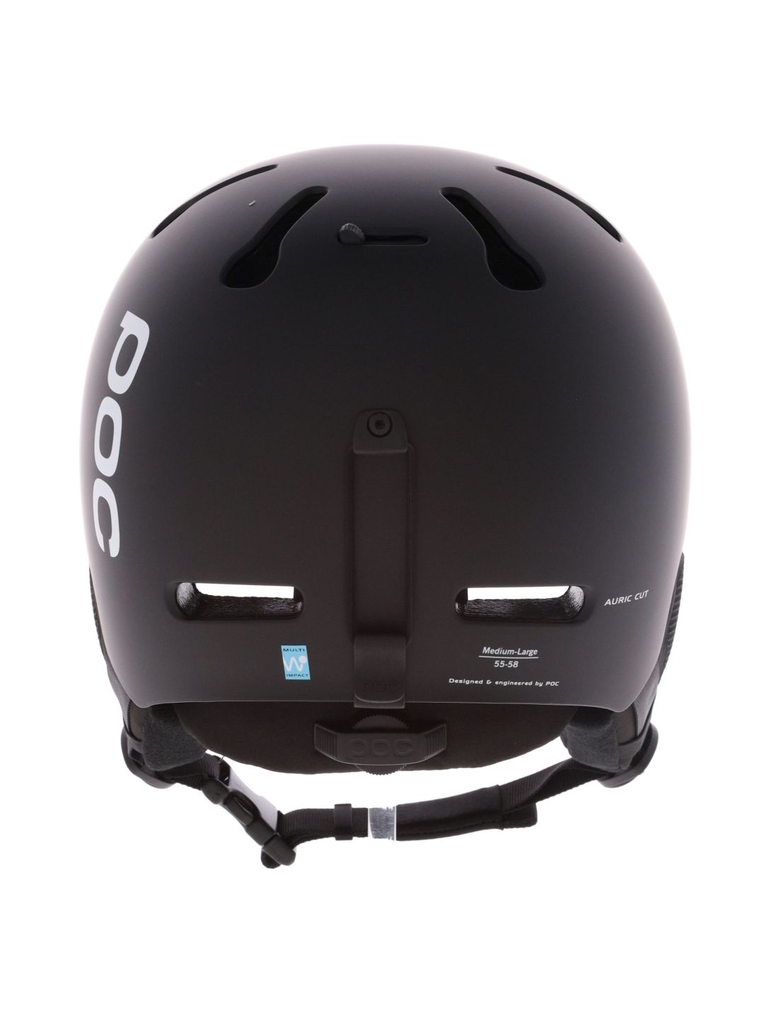 POC, Auric Cut casco unisex Matt Black nero 