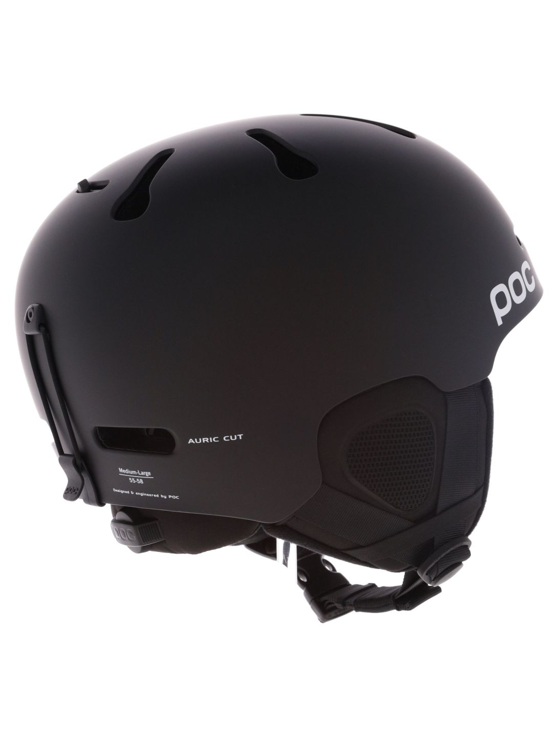 POC, Auric Cut casco unisex Matt Black nero 