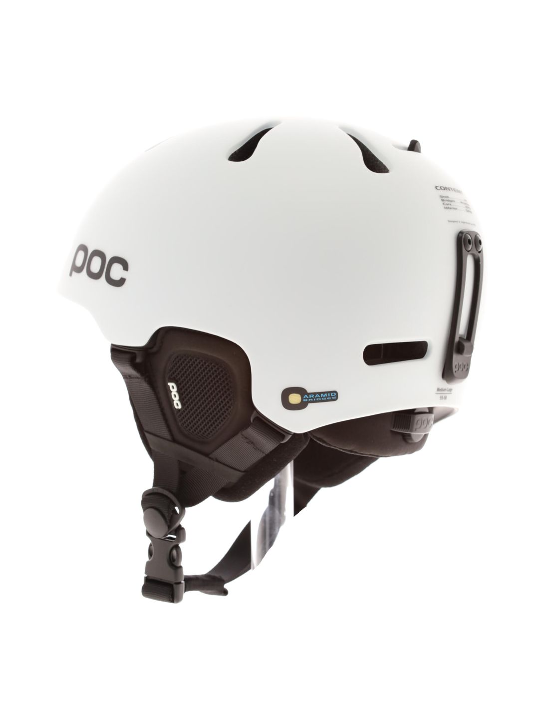 POC, Fornix Spin casco unisex hyrdrogen bianco 