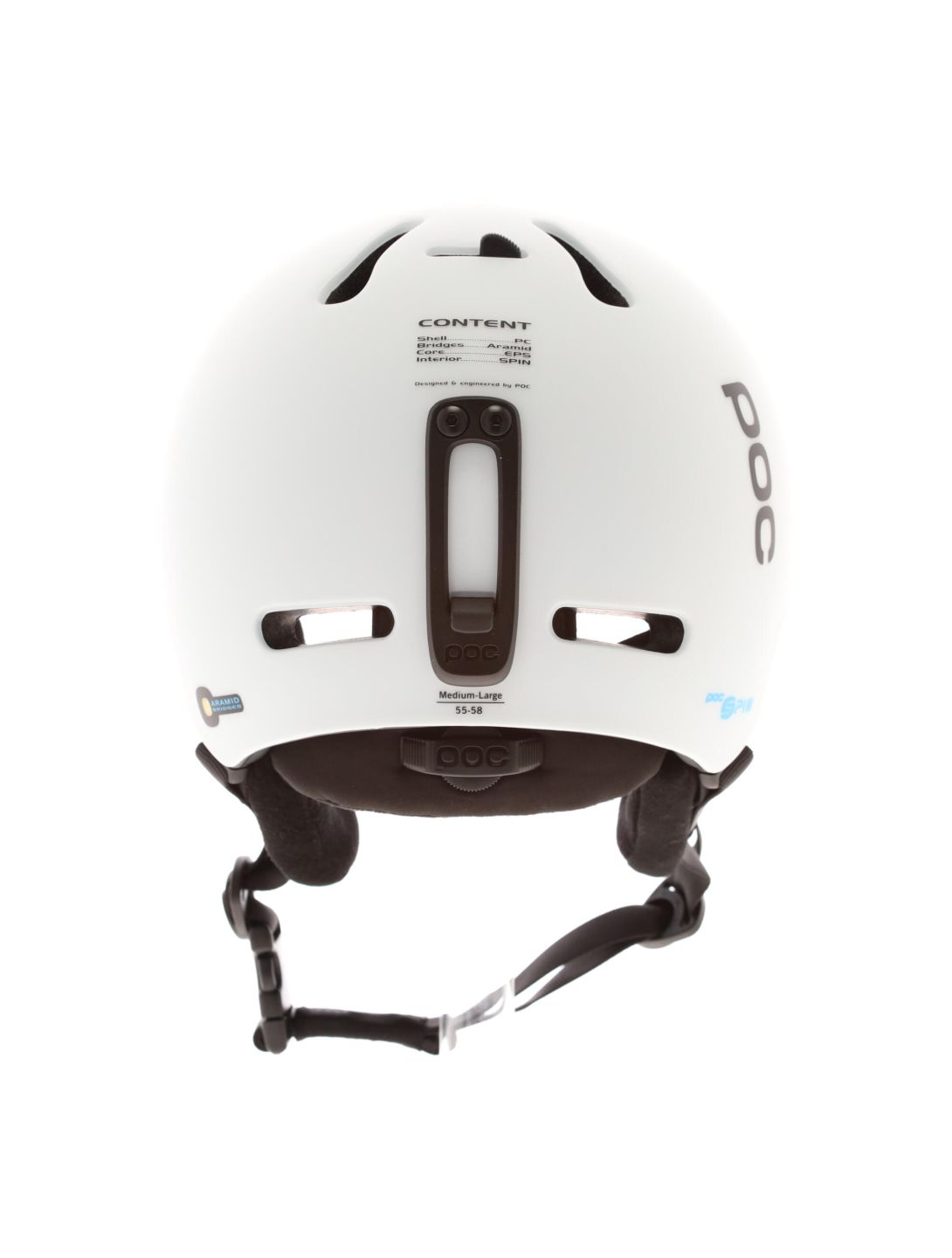 POC, Fornix Spin casco unisex hyrdrogen bianco 