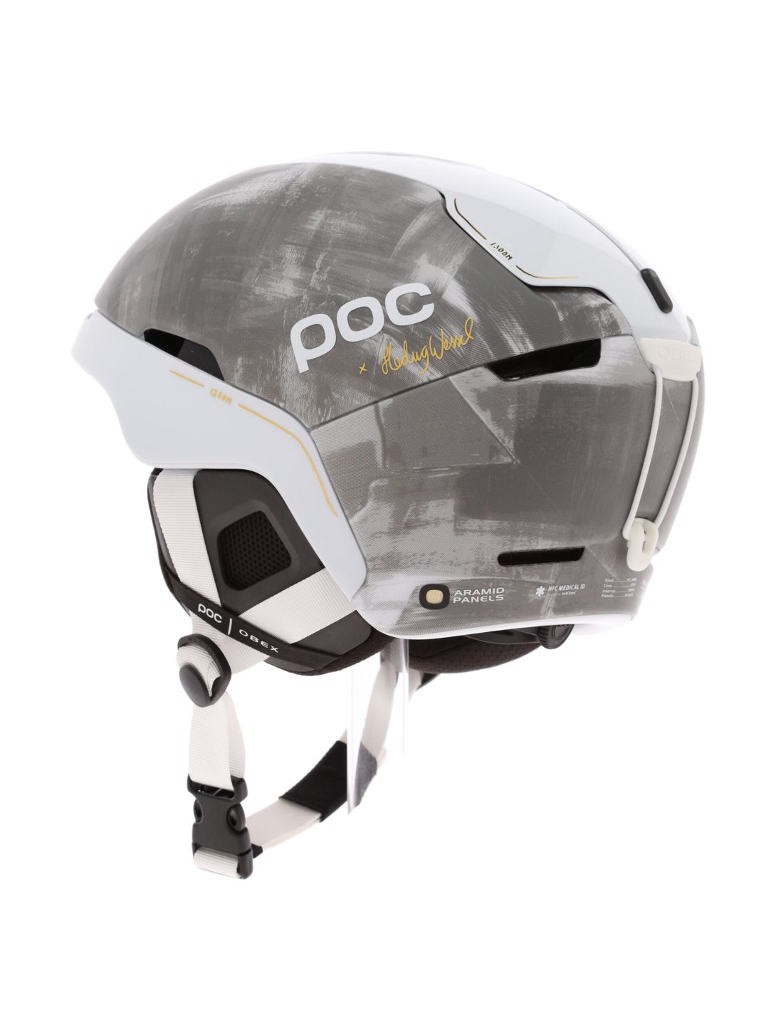 POC, Obex BC MIPS Hedvig Wessel Ed. casco unisex Stetind Grey bianco, grigio 