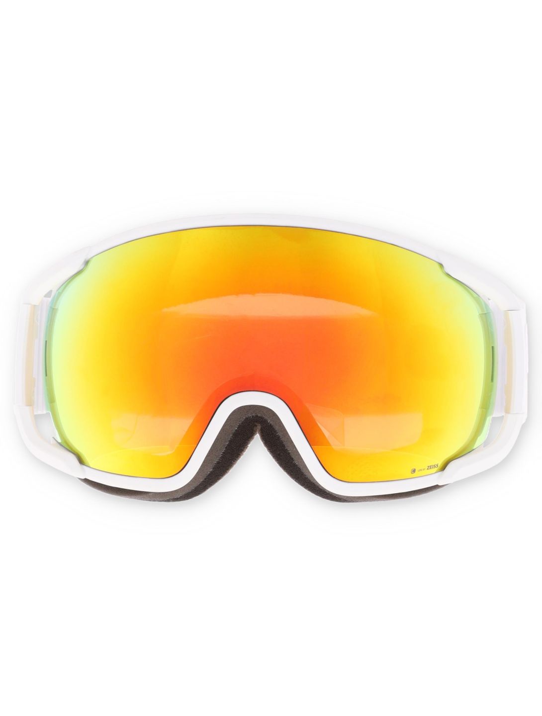 POC, Zonula mascherina da sci unisex Hydrogen White / Partly Sunny Orange arancio, bianco 