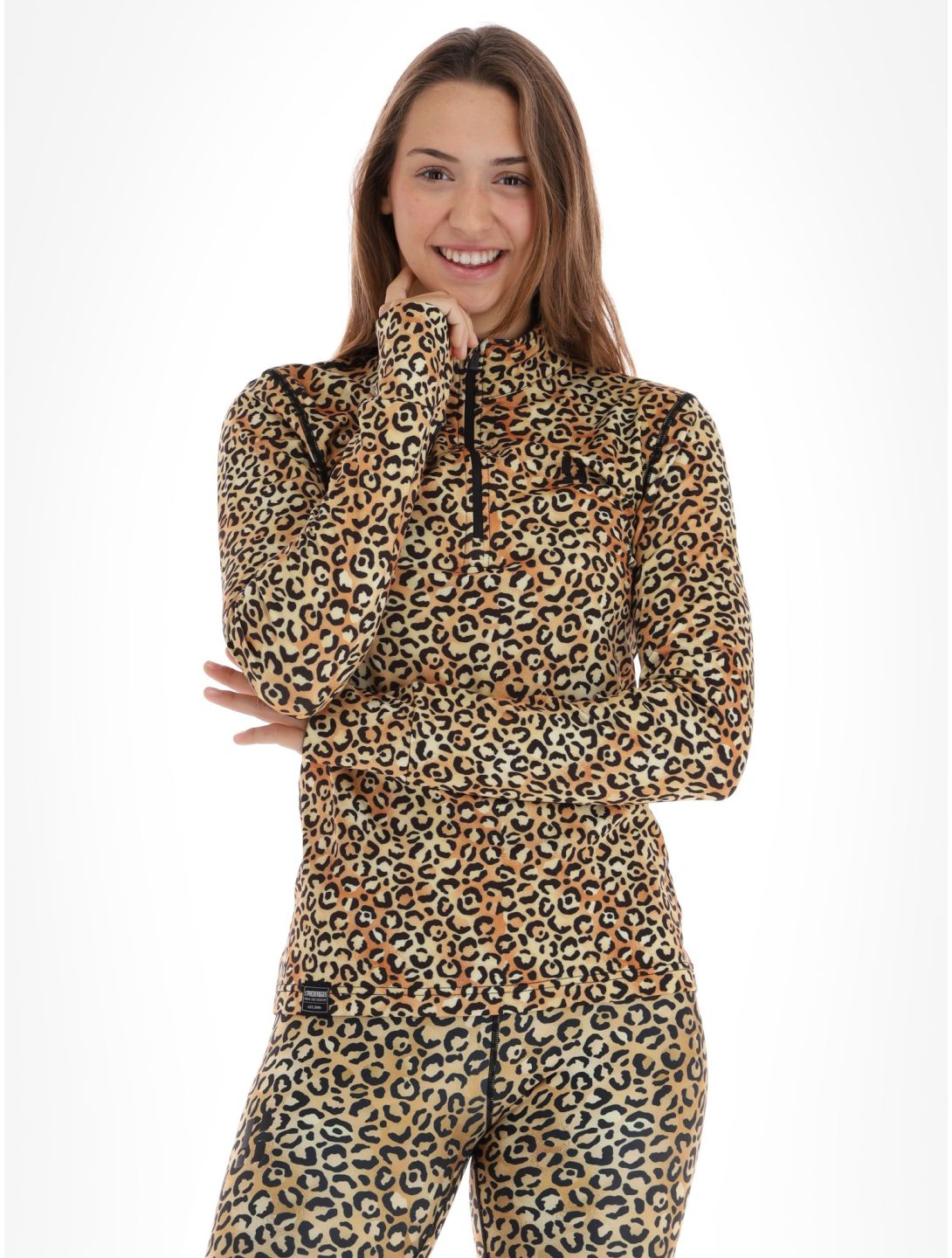 Poederbaas, Animal maglione donna Panther Brown marrone 