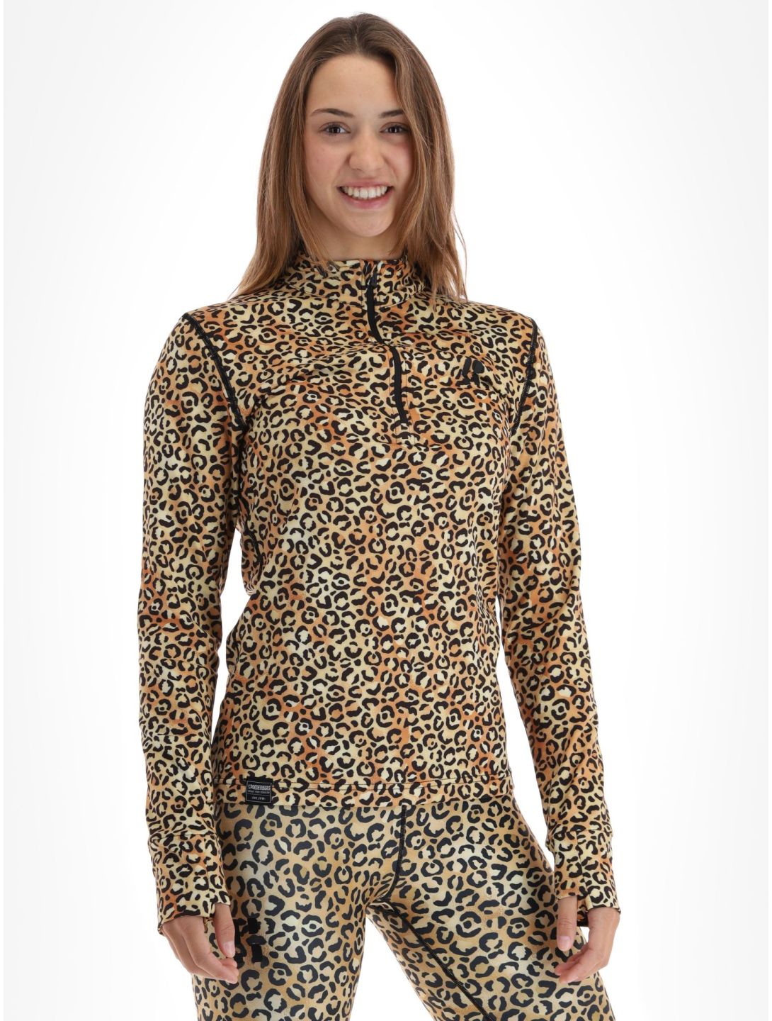 Poederbaas, Animal maglione donna Panther Brown marrone 