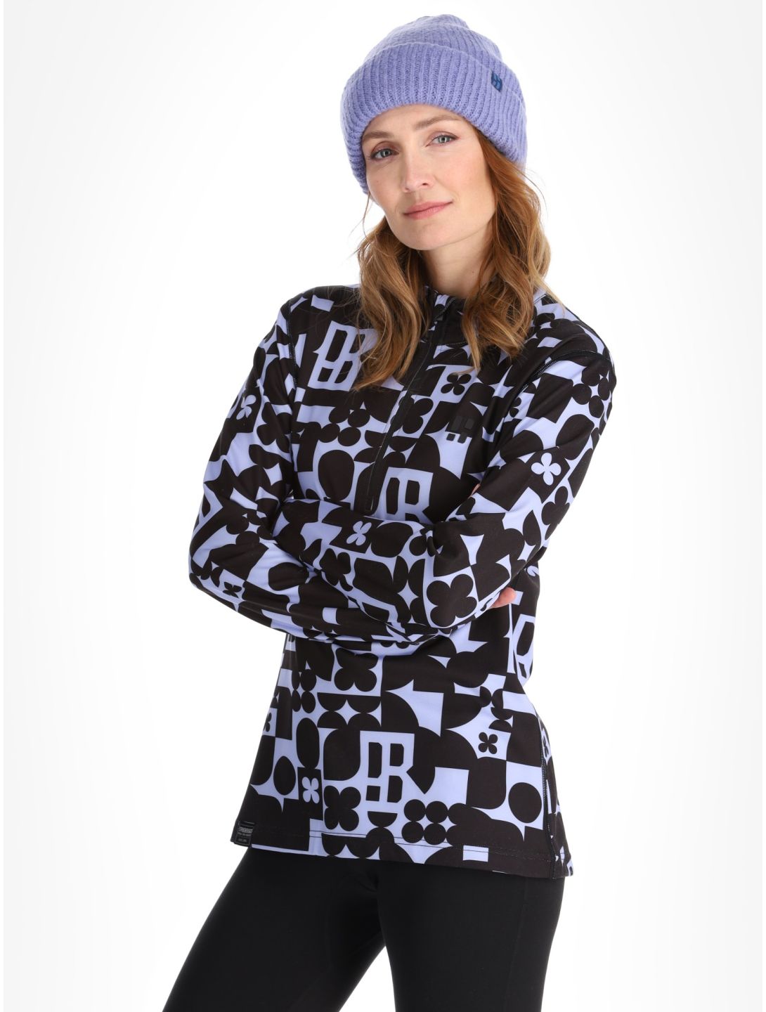 Poederbaas, Arty maglione donna Lila viola 