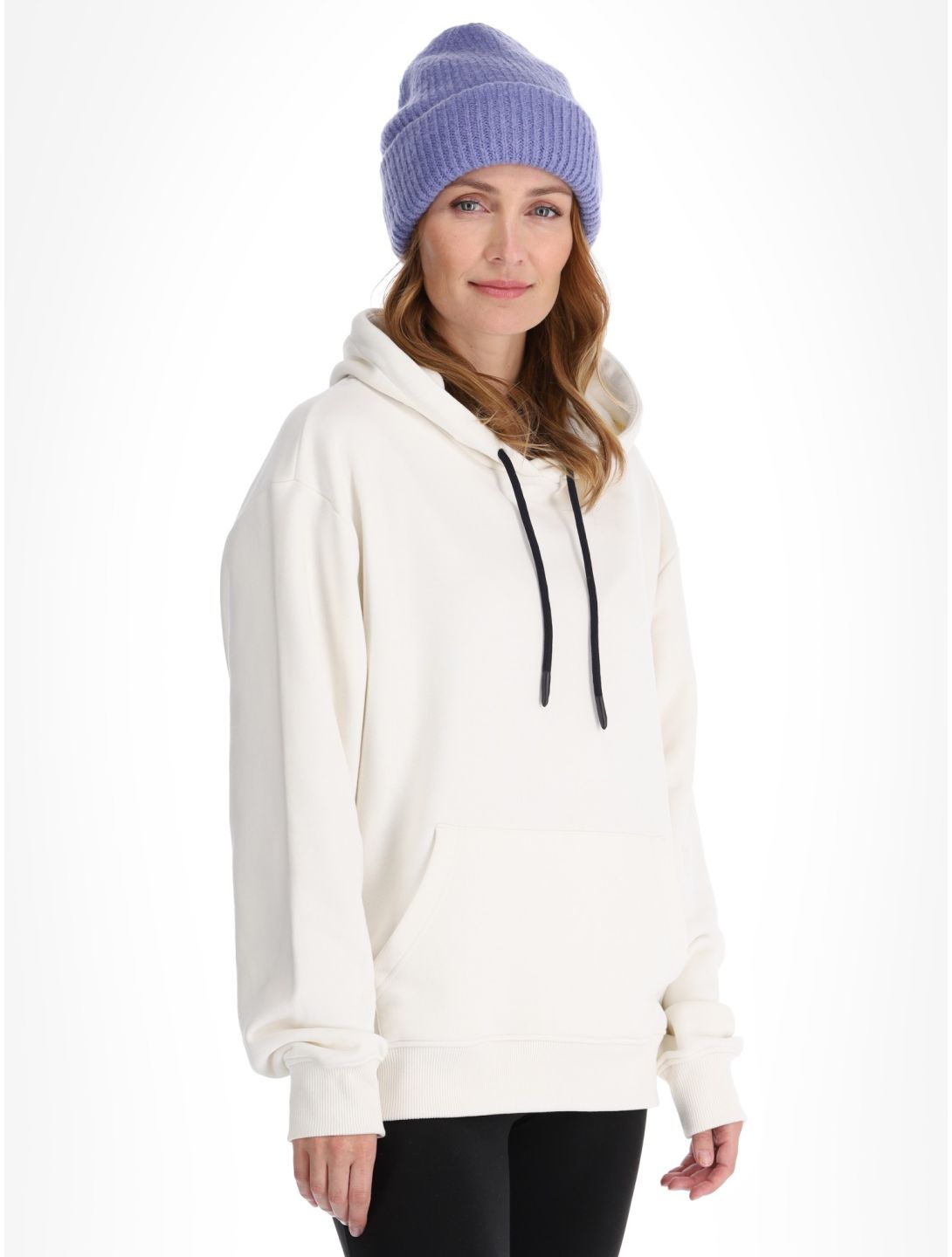 Poederbaas, Arty Hoody felpa donna Off White bianco 