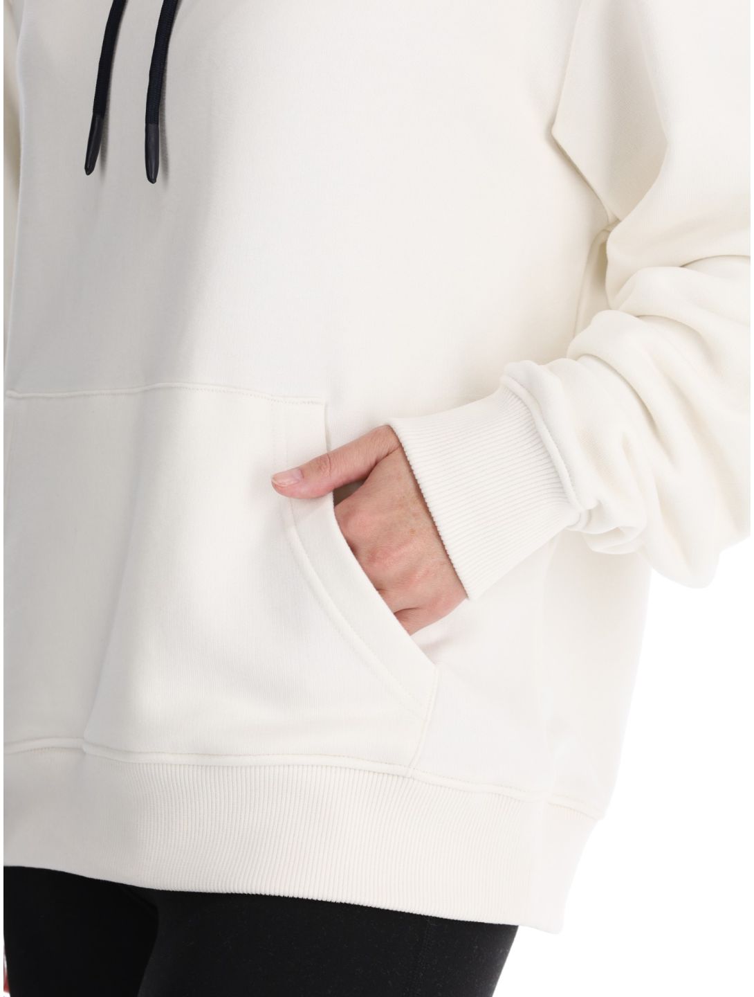 Poederbaas, Arty Hoody felpa donna Off White bianco 