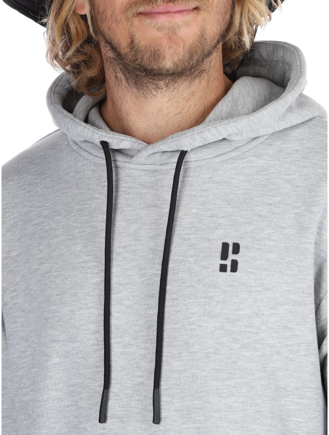 Poederbaas, Arty Hoody felpa uomo Grey grigio 