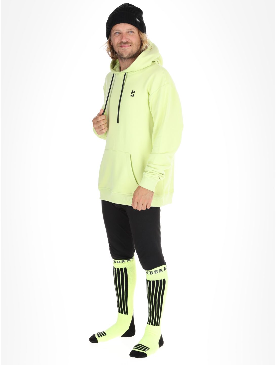 Poederbaas, Arty Hoody felpa uomo Matcha Green verde 