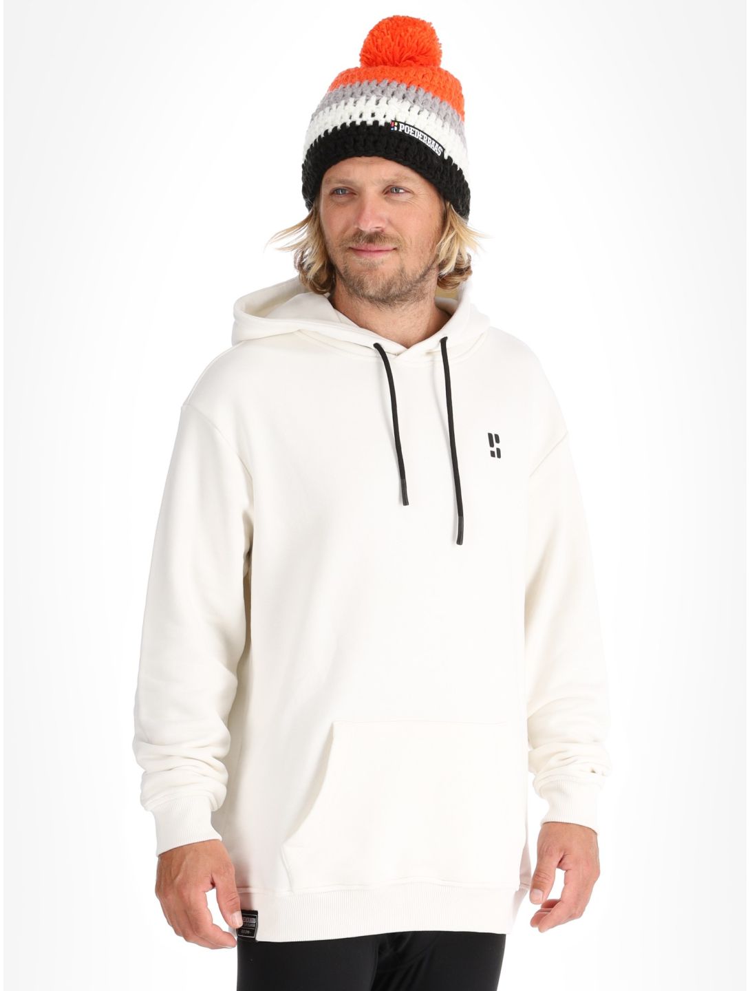 Poederbaas, Arty Hoody felpa uomo Off White bianco 