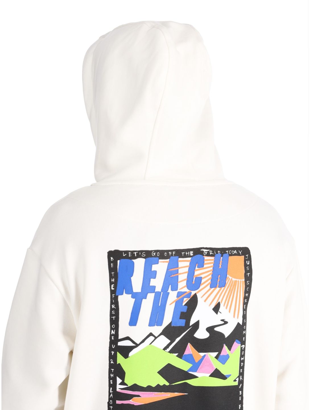 Poederbaas, Arty Hoody felpa uomo Off White bianco 