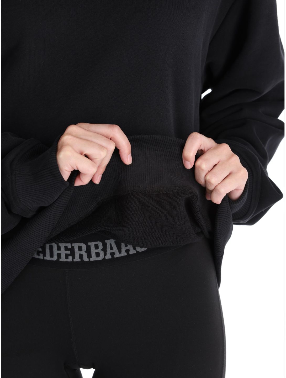 Poederbaas, Arty Sweater felpa donna Black nero 