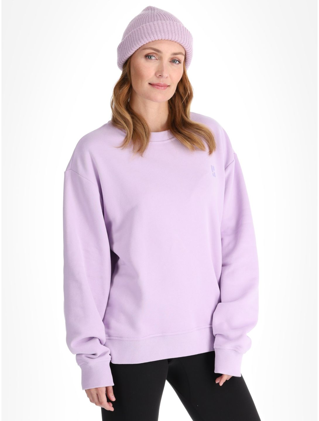 Poederbaas, Arty Sweater felpa donna Lila viola 