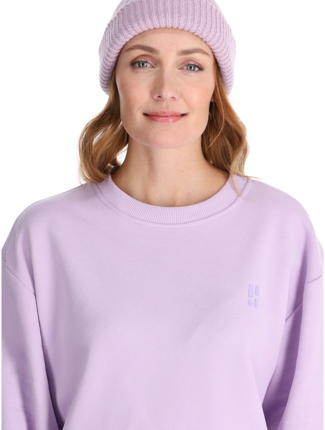 Poederbaas, Arty Sweater felpa donna Lila viola 