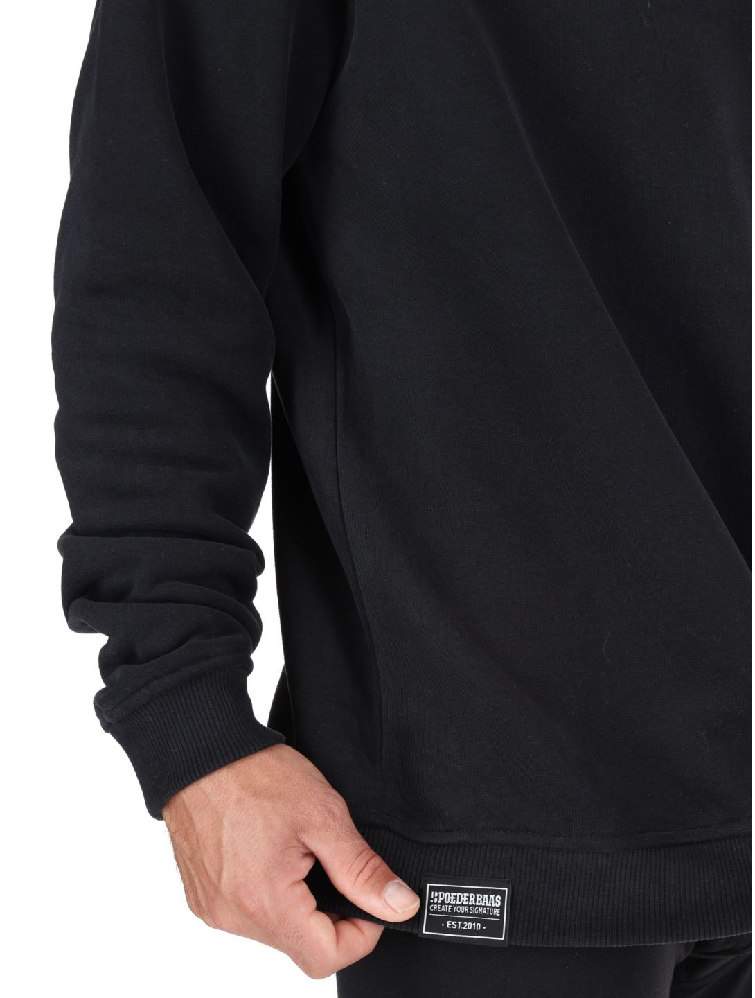 Poederbaas, Arty Sweater felpa uomo Black nero 