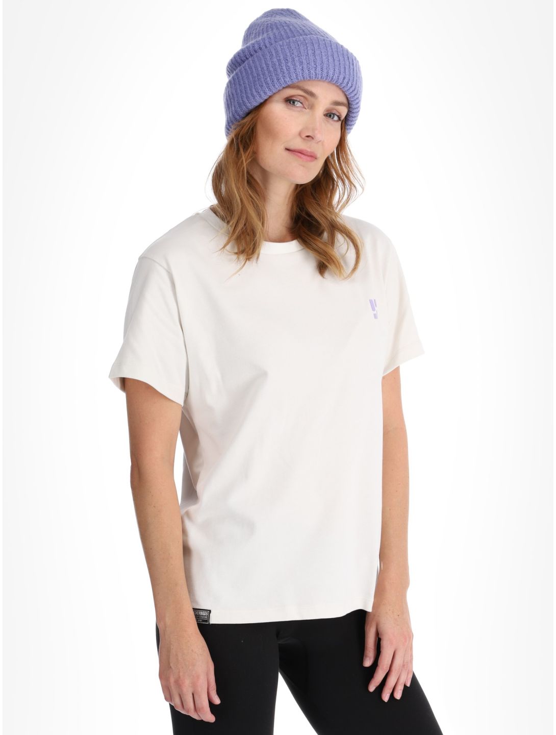 Poederbaas, Arty T-shirt maglia donna Off White bianco 