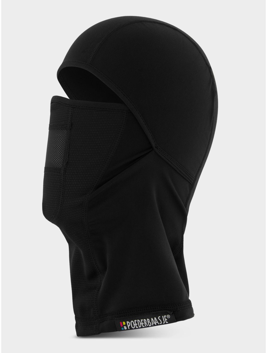 Poederbaas, Balaclava Kids maschera da sci bambino Black nero 