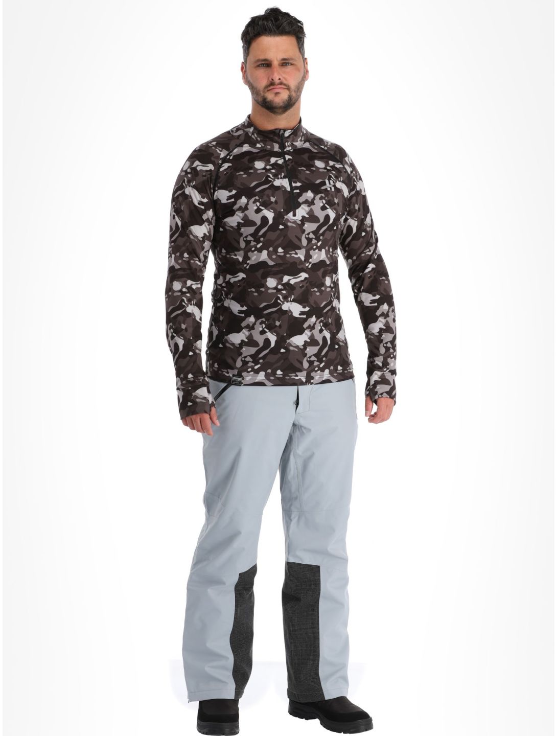 Poederbaas, Camo maglione uomo Black nero 