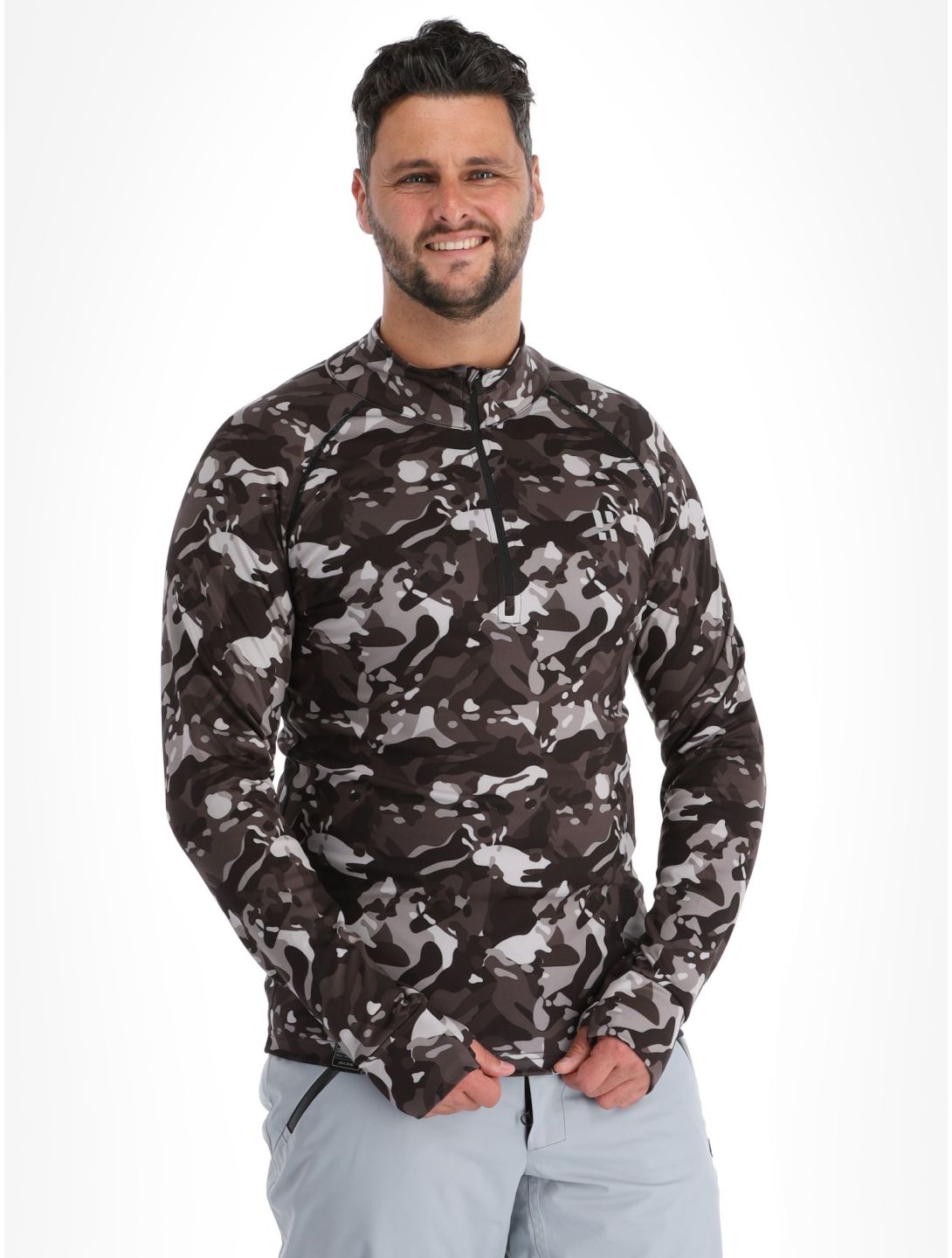 Poederbaas, Camo maglione uomo Black nero 