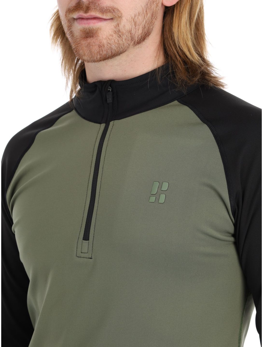 Poederbaas, Duo maglione uomo Green Black nero, verde 