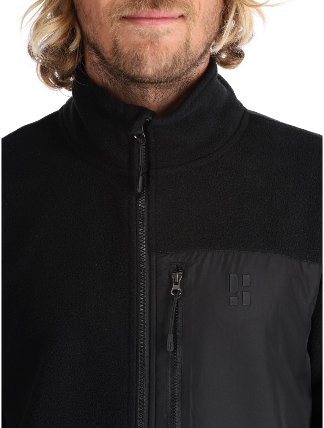 Poederbaas, Four Seasons Fleece gilet uomo Black nero 