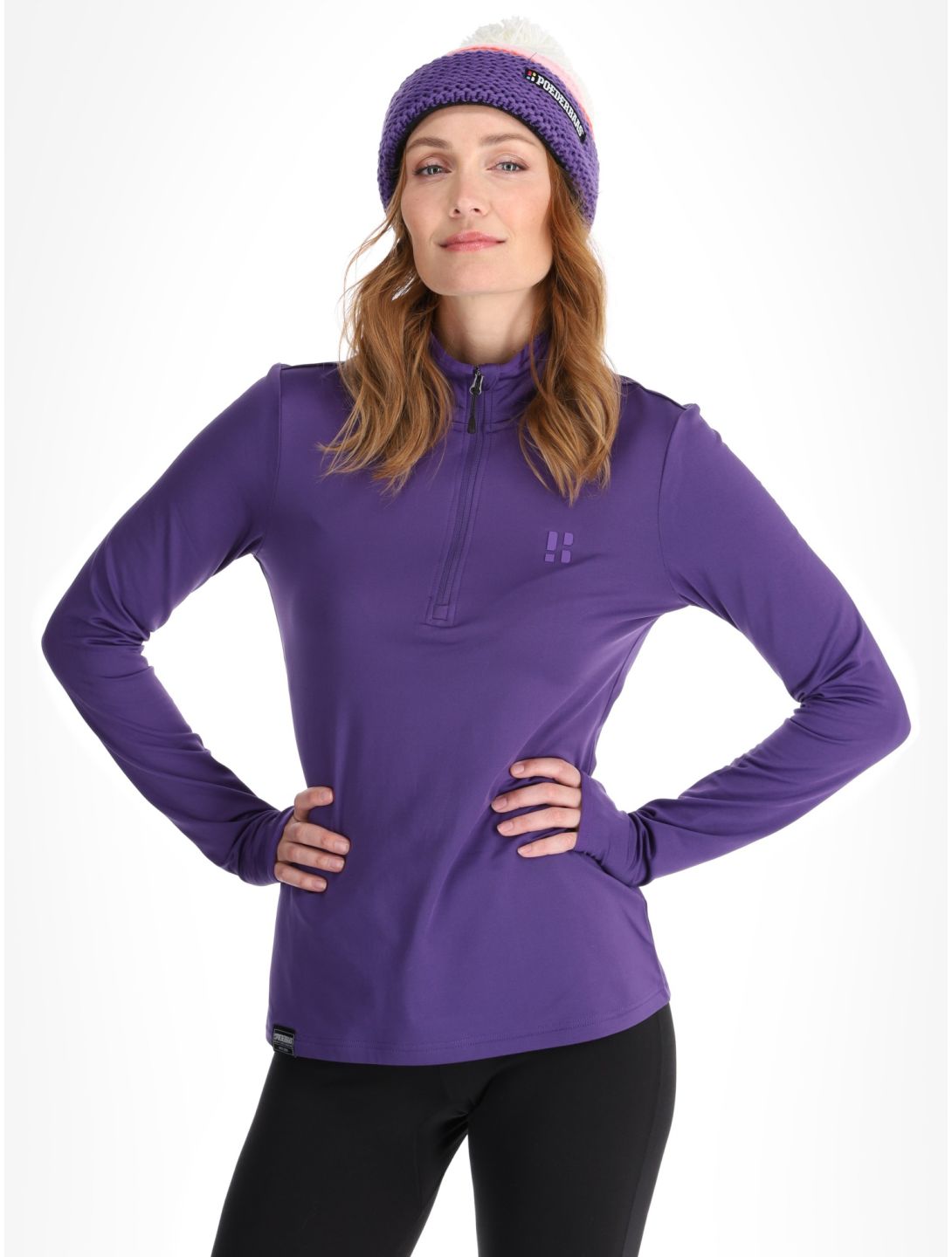 Poederbaas, Four Seasons Lightweight maglione donna Purple viola 