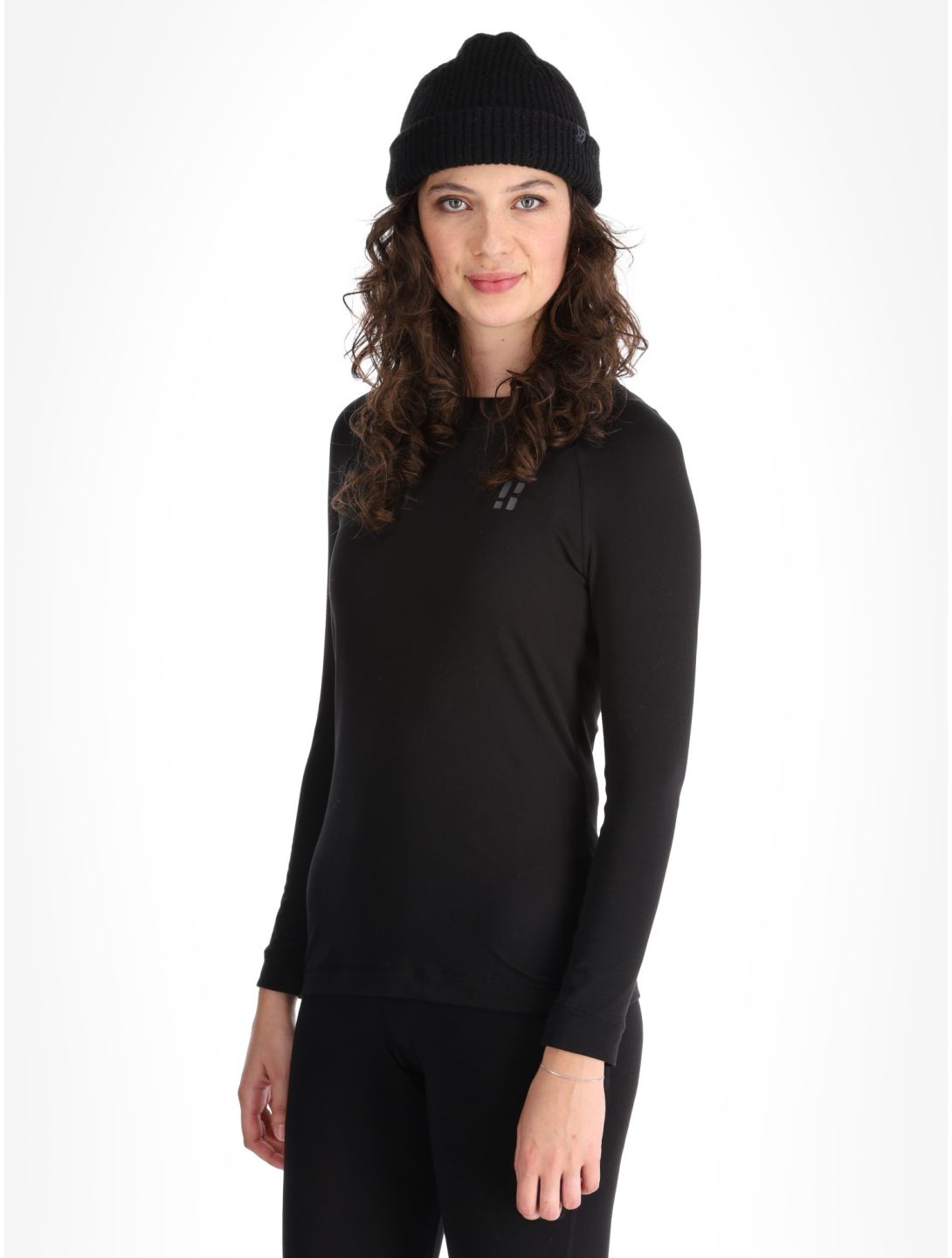 Poederbaas, Lightweight Baselayer maglia termica donna Black nero 