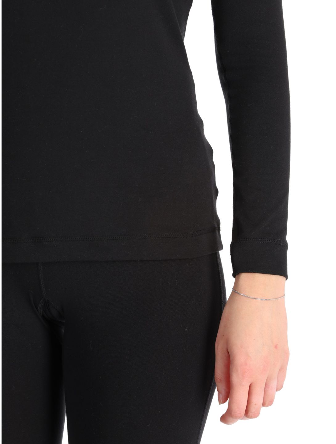 Poederbaas, Lightweight Baselayer maglia termica donna Black nero 