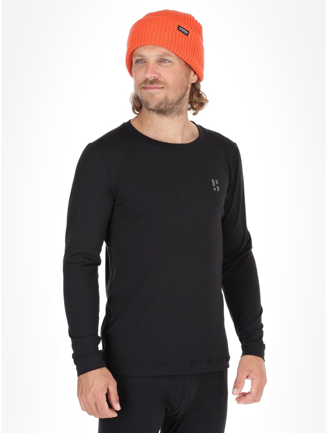 Poederbaas, Lightweight Baselayer maglia termica uomo Black nero 