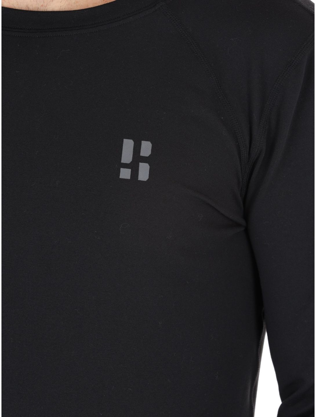 Poederbaas, Lightweight Baselayer maglia termica uomo Black nero 