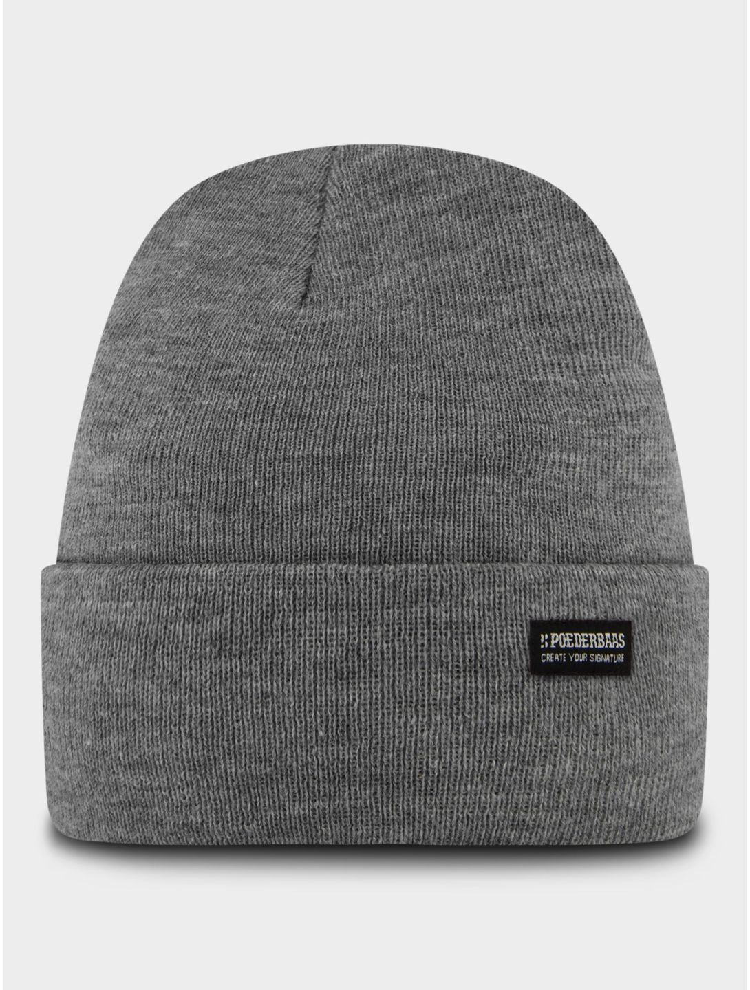 Poederbaas, Park Beanie cappello unisex Lightgrey grigio 