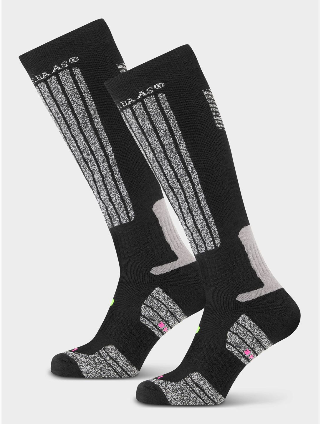 Poederbaas, Ski Socks 2-pack calzini da sci 2-pack unisex Black nero 