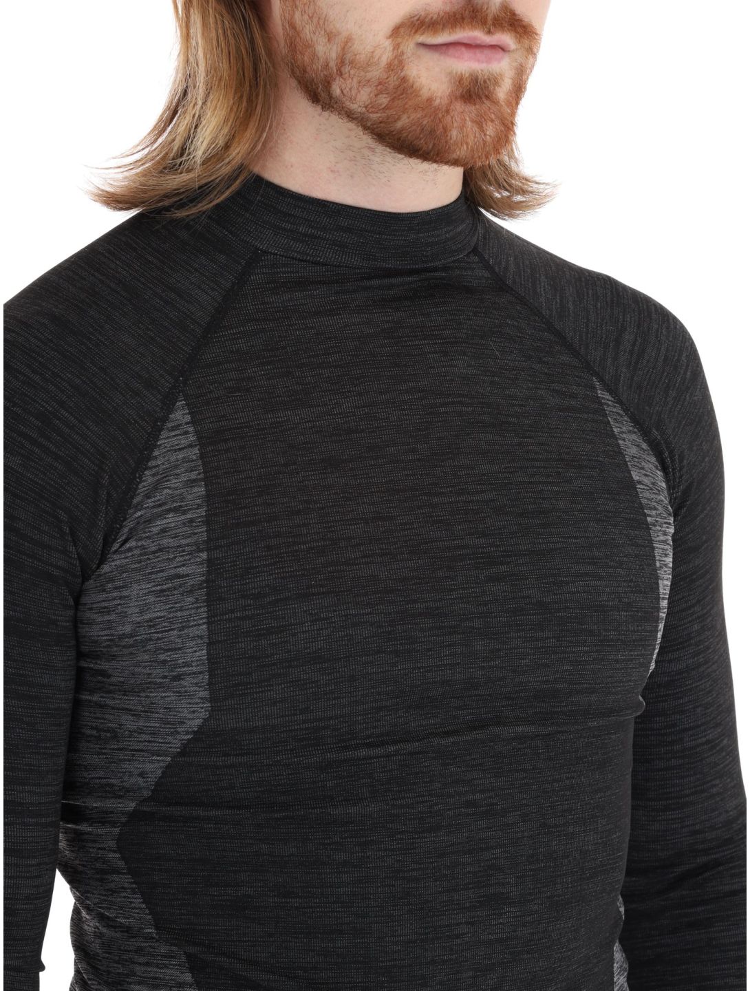 Poederbaas, Technical Thermo Longsleeve maglia termica uomo Black nero 